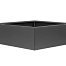 bloembak vlak   antraciet 150x150x60 cm