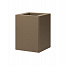 bloembak vlak   supra bruin 30x30x60 cm