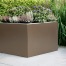 bloembak vlak   supra bruin 60x210x60 cm