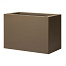 bloembak vlak   supra bruin 30x60x60 cm