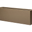 bloembak vlak   supra bruin 30x120x40 cm