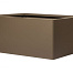 bloembak vlak  supra bruin 60x90x60 cm