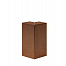hoekstuk voor u profiel ongelijkzijdig 5cm 10x10cm   corten