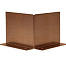uitwendige hoek double flg 10cm   corten