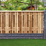 Tuinscherm grenen groen geïmpregneerd 21-planks (19 + 2) Enschede 90 x 180 cm