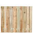 Tuinscherm grenen groen geïmpregneerd 21-planks (19 + 2) Enschede 150 x 180 cm