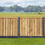 Tuinscherm grenen groen geïmpregneerd 21-planks (19 + 2) Enschede 130 x 180 cm
