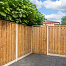 Tuinscherm grenen groen geïmpregneerd 21-planks (19 + 2) Enschede 180 x 180 cm