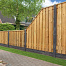 Tuinscherm grenen groen geïmpregneerd 21-planks (19 + 2) Enschede 180 x 180 cm