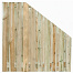 Tuinscherm grenen groen geïmpregneerd 21-planks (19 + 2) Enschede 180/90 x 180 cm verloop