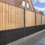 Berton©-paal Geul antraciet gecoat diamantkop 10x10x280 cm T-model