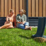 Berton©-paal Geul antraciet diamantkop 10x10x280 cm eindmodel