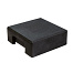 Berton© afdekpet antraciet gecoat, vlakke kop 14 x 14 x 5 cm eindmodel