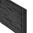 Berton©-motiefplaat smal antraciet gecoat H26 x D3,5 x L184 cm leisteenmotief