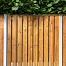 Berton©-paal IJssel wit/grijs diamantkop 10x10x280 cm kabeldoorvoer