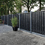 Berton©-paal IJssel antraciet diamantkop 10x10x280 cm tussenmodel