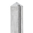 Berton©-sleufpaal Dinkel wit/grijs 11,5 x 11,5 x 278 cm hoekmodel