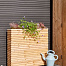 Berton©-motiefplaat smal antraciet gecoat H26 x D3,5 x L184 cm Deens rabat