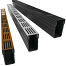 ACO Slim-Line met RVS rooster 100