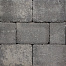 Stonique trommel 20x30x5 cm grijs/zwart