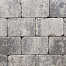 Stonique trommel 21x14x7 cm grijs/zwart