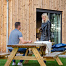 Picknicktafel vuren geïmpregneerd, gedroogd Basis 180 cm