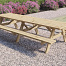 Picknicktafel vuren geïmpregneerd, gedroogd Superieur 300 cm