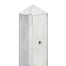 Berton©-paal IJssel wit/grijs diamantkop 10x10x190 cm tussenmodel