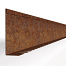 Kantopsluiting Single flex (flg) 300x16,5 cm - CORTEN