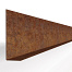 Kantopsluiting Stroke (flg) 300x16,5 cm - CORTEN