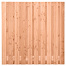 Tuinscherm Douglas geschaafd 21-planks (19 + 2) Zwarte Woud 90 x 180 cm