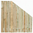 Tuinscherm grenen groen geïmpregneerd 21-planks (19 + 2) Enschede 180/90 x 180 cm verloop