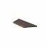 Schellevis Oud Hollandse zwembadrand hoek links (100/60x40x5 cm) taupe