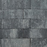 Longstone opritsteen 7 cm grijs/zwart