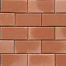 Halve Betonklinkers *Excluton* 10,5x10,5x8 cm Rood