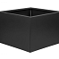 Plantenbak Vlak Grafietzwart 60x60x60 cm