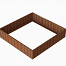 Plantenbak Module+ Corten 270x270x56 cm - CORTEN