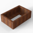 Plantenbak Module+ Corten 90x60x28 cm - CORTEN