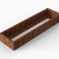 Plantenbak Module+ Corten 210x60x28 cm - CORTEN