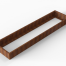 Plantenbak Module+ Corten 360x90x28 cm - CORTEN