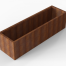 Plantenbak Module+ Corten 210x60x56 cm - CORTEN