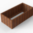 Plantenbak Module+ Corten 180x90x56 cm - CORTEN