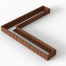 Plantenbak Module+ Corten 330x330x28 cm (60cm diep) - CORTEN