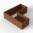 Plantenbak Module+ Corten 150x150x42 cm (60cm diep) - CORTEN