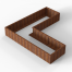 Plantenbak Module+ Corten 270x270x42 cm (90cm diep) - CORTEN