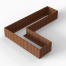 Plantenbak Module+ Corten 360x270x56 cm (90cm diep) - CORTEN