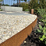 Kantopsluiting Single flex (flg) 300x16,5 cm - CORTEN