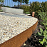 Kantopsluiting Single flex (flg) 300x16,5 cm - CORTEN