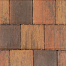 Betonklinkers Half *Redsun* 10.5x10.5x8 cm Bruin/zwart