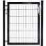DSM Basic poort Enkel 2D Breedte: 1000mm, Hoogte: 1000mm, Kleur: RAL-9005